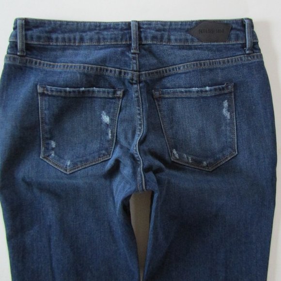 Paradise Mine Slim Boyfriend Distressed Jean, Dark - Picture 7 of 12